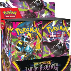 Pitch Black ME05 fantasy trading card booster box sealed display with premium collectible packs.