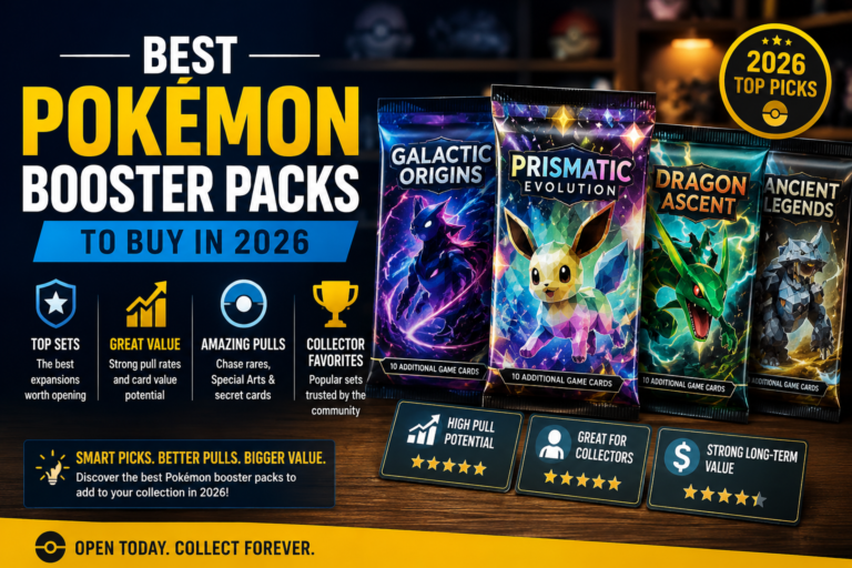Best Pokémon booster packs to buy in 2026 for collectors and rare card hunters