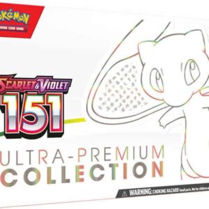 Sealed Pokémon TCG Scarlet Violet 151 Ultra Premium Collection box container.