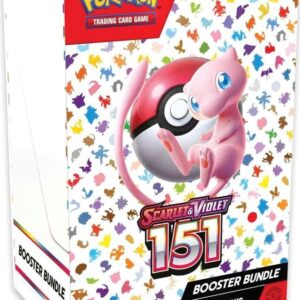 Sealed Pokémon TCG Scarlet Violet 151 Bundle containing six booster packs.