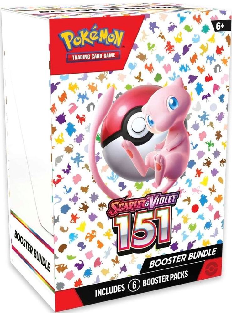 Sealed Pokémon TCG Scarlet Violet 151 Bundle containing six booster packs.