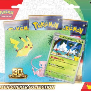 exeggutor sticker collection presale 30th celebration pokemon tcg