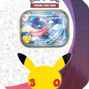 greninja ex tin presale 30th celebration pokemon tcg