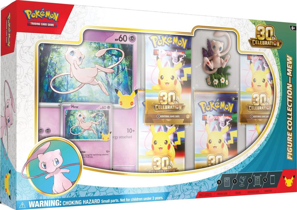mew figure collection presale 30th celebration pokemon tcg