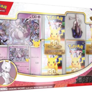 30th celebration mewtwo figure collection pokemon tcg presale front