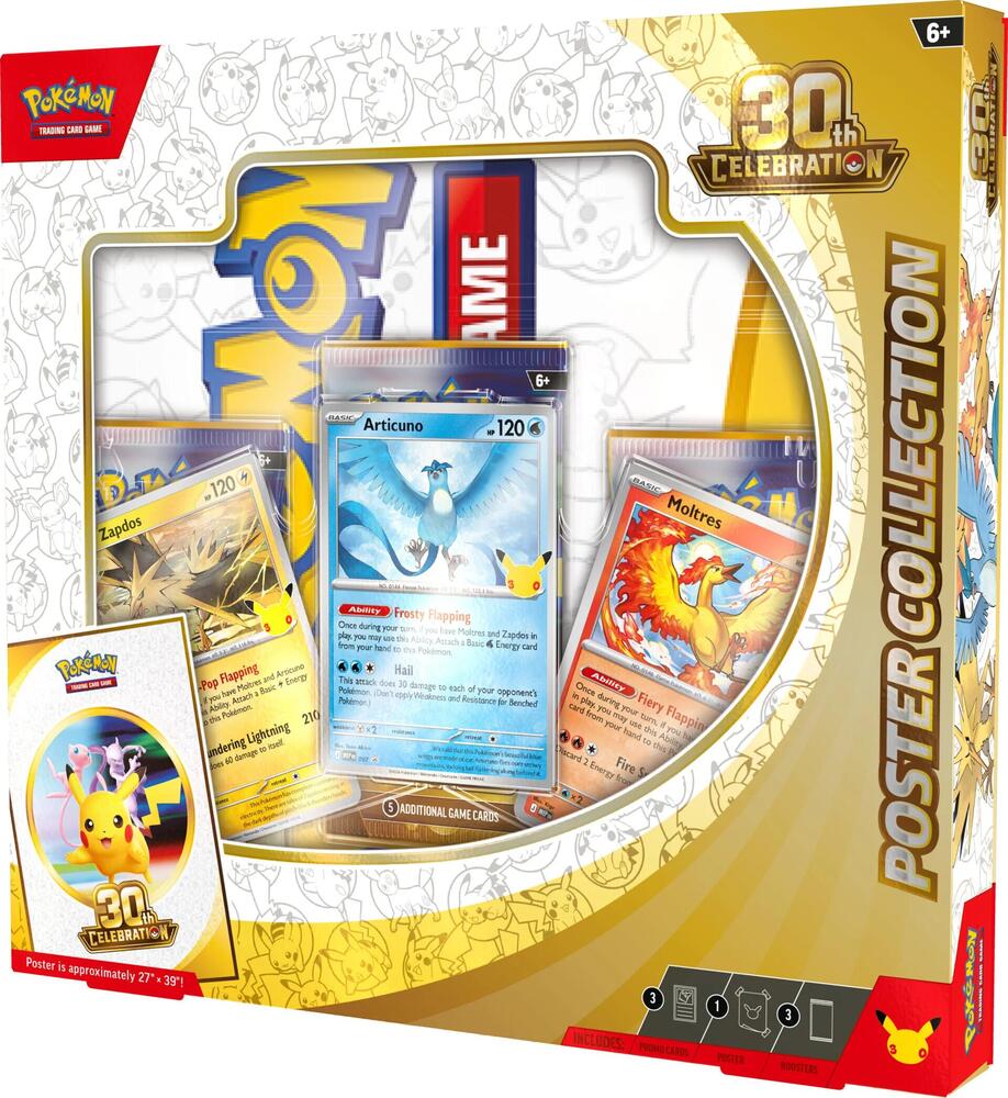 poster collection presale 30th celebration pokemon tcg