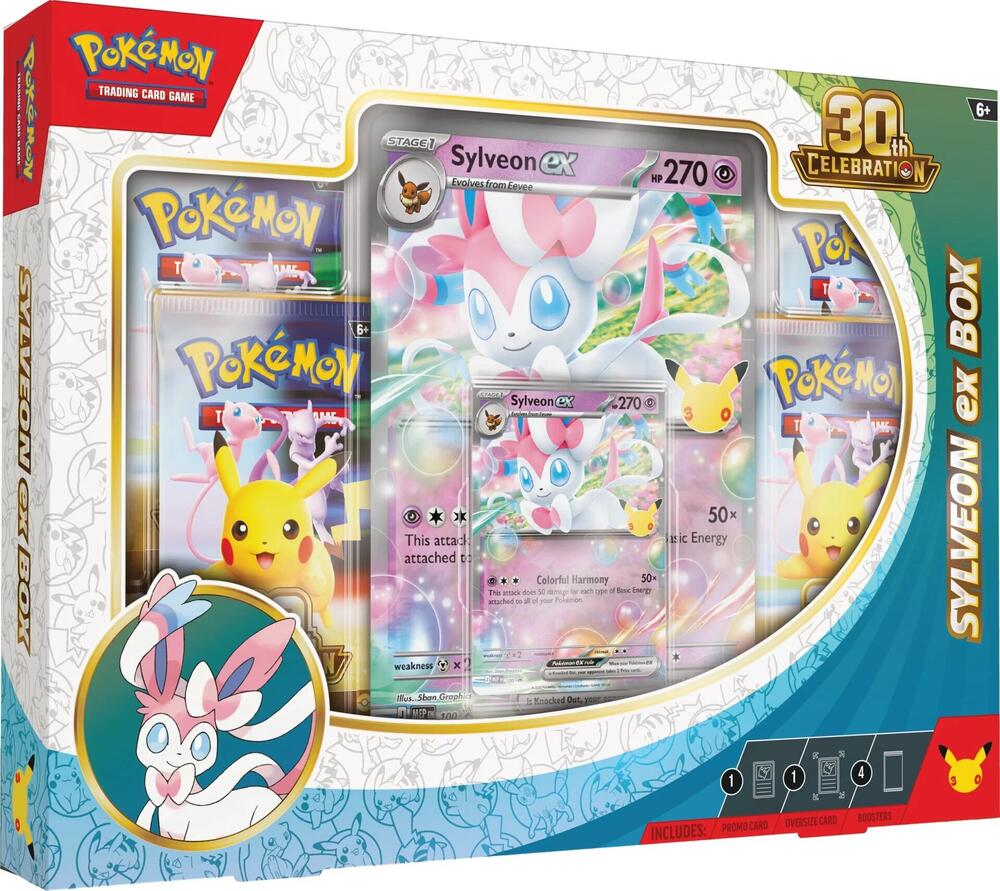 30th celebration sylveon box pokemon tcg presale front