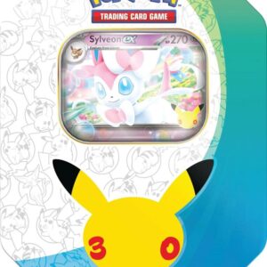 sylveon ex tin presale 30th celebration pokemon tcg