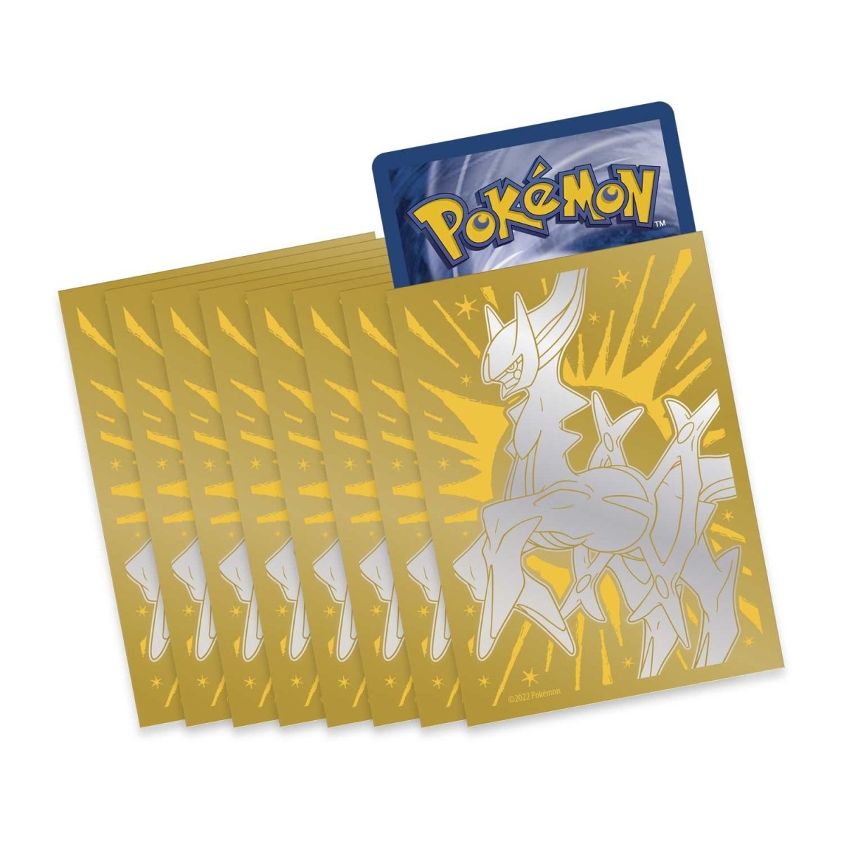 Arceus deck box included in Brilliant Stars Pokemon Center ETB