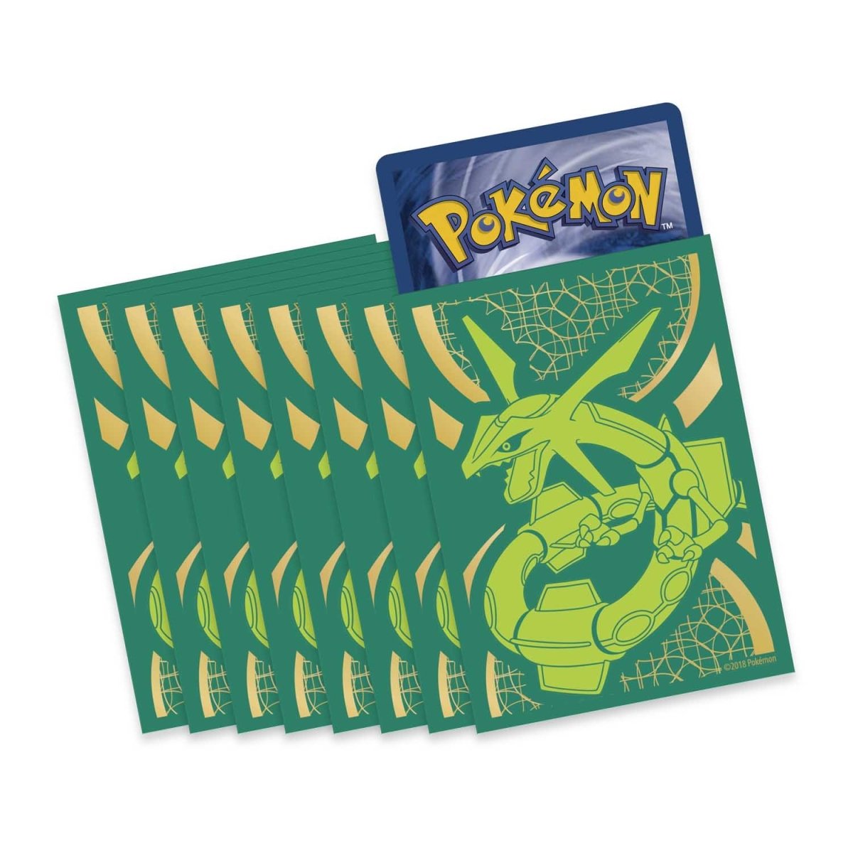 65 Rayquaza card sleeves from Celestial Storm Elite Trainer Box