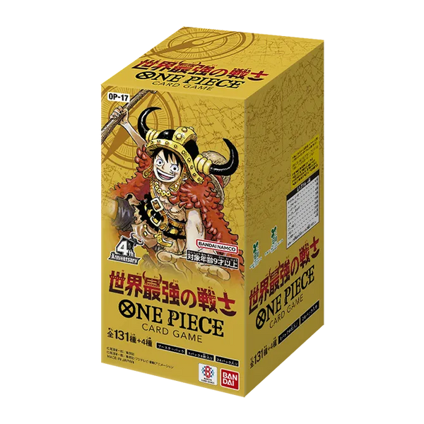 One Piece Card Game OP-17 The World's Strongest Warriors Japanese Booster Box