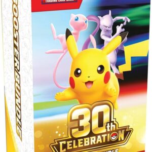 Factory sealed Pokemon TCG 30th Celebration Booster Bundle featuring Pikachu