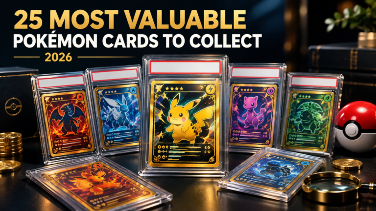 most valuable pokemon cards 2026 collection display
